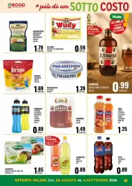 Volantino Gecop Pagina 3: Schweppes bibite vari tipi €0,89, Ferrarini Speck €1,49