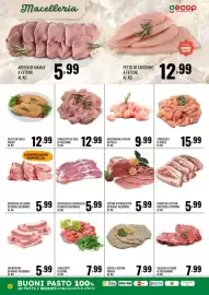 Volantino Gecop Pagina 6: Bocconcini di polpa di pollo €9,99, Bistecche di capocollo di maiale nazionale €5,99