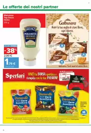 Volantino Carrefour Express Pagina 10: Maionese Top Down Heinz €1,79, Dietorelle Gommose Gusti Assortiti €1,99