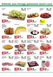 Volantino Carrefour Express Pagina 2: Uva Italia €1,99, Pomodoro Piccadilly €1,99