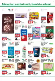 Volantino Carrefour Express Pagina 4: Nesquik Snack Nestlé €1,39, Yogurt Bio Teddi Gusti Assortiti Conf. 2 pz €1,59