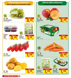 Volantino Interspar Pagina 2: Carote I.G.P. Despar Premium €0,99, Kiwi verdi Zespri €3,29
