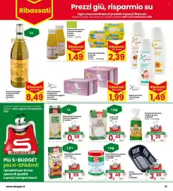 Volantino Interspar Pagina 21: Smacchiatore in polvere S-BUDGET €3,49, Farina tipo 00 S-Budget €0,49
