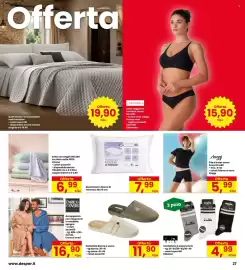 Volantino Interspar Pagina 27: Guanciale fiocchi di memory €7,99, Pantofola donna o uomo €11,90
