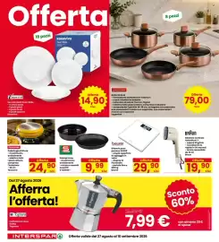 Volantino Interspar Pagina 28: Stampi forno S-BUDGET €9,99, Batteria Rosé Lagostina €79,00