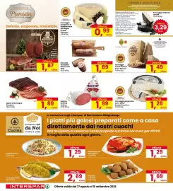 Volantino Interspar Pagina 6: Salame Golfetta Golfera €1,99, Formaggio Asiago D.O.P. Despar Premium €0,99