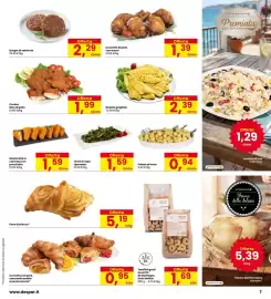 Volantino Interspar Pagina 7: Cornetto lamponi, caramello salato, arancia amara* €0,95, Burger di salsiccia €2,29