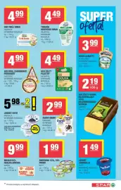 Spar gazetka Strona 3: Ser żółty w plastrach Gouda Mlekpol €4,49, Ser Camembert Président €4,99