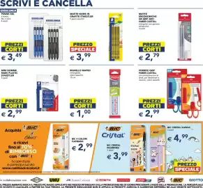 Volantino Esselunga | Scuola e Colazione Pagina 10: Penne gel Esselunga €3,49, Matite ergonomiche Faber-Castell €2,79