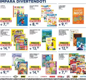 Volantino Esselunga | Scuola e Colazione Pagina 14: Lupetto titoli assortiti ed. Gribaudo €7,51