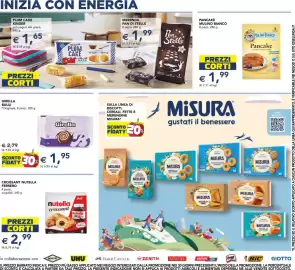 Volantino Esselunga | Scuola e Colazione Pagina 18: Girella Bauli l'Originale €1,95, Pancake Mulino Bianco €1,99