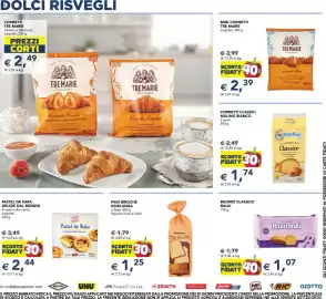 Volantino Esselunga | Scuola e Colazione Pagina 20: Buondì Classico €1,07, Mini cornetti Tre Marie €2,39