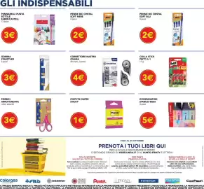 Volantino Esselunga | Scuola e Colazione Pagina 3: Pennarelli punta sottile Faber-Castell €3,00, Gomma Staedtler €3,00