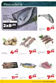 Folleto Alimerka semana 35 Página 2: Langostino crudo €9,95, Gallo - grande €11,95