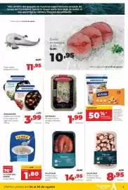 Folleto Alimerka semana 35 Página 3: Aguinamar mejillones cocidos en su jugo o en salsa de tomate €3,99