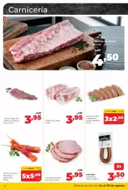 Folleto Alimerka semana 35 Página 4: Longaniza blanca €3,50, Pincho moruno de cerdo o pollo €1,25