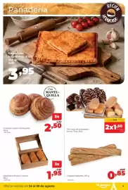 Folleto Alimerka semana 35 Página 9: Mini xuxo de chocolate o crema €1,50, Croissant twister mantequilla €2,50