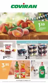 Catálogo Coviran Página 1: Danone - iogurt grec natural €1,49, Fairy - rentavaixelles ultra €4,25