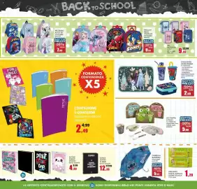Volantino Happy Casa Pagina 18: MC ZAINO ASILO 3D €7,99, Comix diario 16 mesi €12,99