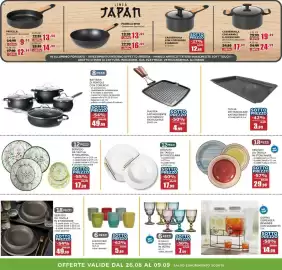Volantino Happy Casa Pagina 2: Servizio da tavola in melamina €17,99, Servizio da tavola in stoneware €29,99