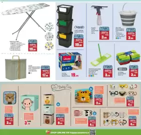 Volantino Happy Casa Pagina 7: Raccoglipolvere in microfibra €3,99, Pulisci vetri con spray 3 in 1 €3,99