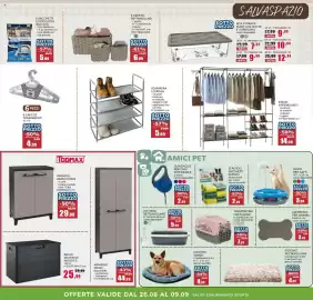 Volantino Happy Casa Pagina 8: Gioco per gatti €3,99, Baule multibox Woody's €25,99