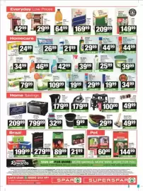 SuperSpar catalogue Page 6: SPAR Refined White Sugar €209,99, Hulett's Light Brown Sugar €169,99