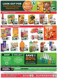 SuperSpar catalogue Page 4: Knorr Cup-a-Soup Regular Assorted €17,99, SPAN Fruit Juice Assorted €39,99