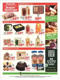 SuperSpar catalogue Page 2: SPAR freshline Onions €79,99, SPAR Bakery Panini Assorted €29,99