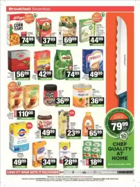 SuperSpar catalogue Page 5: SPAR Apricot Jam €36,99, Parmalat Flavoured Custard Assorted €23,99