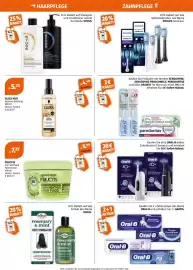 Müller Flugblatt woche 35 Seite 5: Garnier Fructis Kiwi Menthol Hair Food €5,99, Syoss Shampoo und Conditioner
