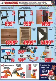 Boxer Build catalogue Page 3: Total 3KG Gas Cylinder €699,99, WOODEN PIVOT DOOR Assorted €4.999,99