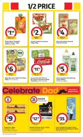 Coles catalogue week 35 Page 2: Vaalia Boost Probiotic Yoghurt Pouch €1,40, Birds Eye Oven Bake Fish Fillets €6,00