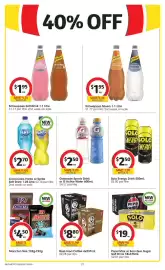 Coles catalogue week 35 Page 27: Gatorade Sports Drink or G Active Water €2,50, Solo Energy Drink €2,50