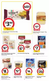 Coles catalogue week 35 Page 35: La Famiglia Garlic Bread Slices €3,90, Primo Sliced Meat €6,70