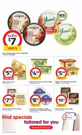 Coles catalogue week 35 Page 36: Olive Grove Classic Spread €4,50, Daily Juice 2 Litre €5,95