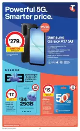 Coles catalogue week 35 Page 45: Telstra SIM Kit €15,00, Belong Mobile SIM €17,00