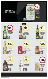 Coles catalogue week 35 Page 48: James Boags Premium Bottles €61,00, Miller Chill Premium Bottles €59,00