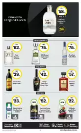 Coles catalogue week 35 Page 49: Disaronno Amaretto €57,00, Kahlua Coffee Liqueur €39,00