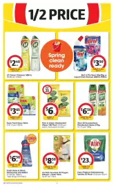 Coles catalogue week 35 Page 6: Fairy Platinum Dishwashing Tablets €23,00, Glen 20 Scentsations Disinfectant Spray €6,50