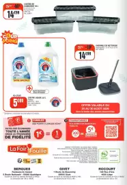 Catalogue La Foir'Fouille semaine 35 page 12: CHANTECLAIR LESSIVE LIQUIDE €5,99, 3 BOÎTES DE RANGEMENT €14,99