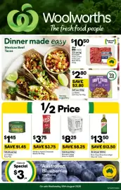 Woolworths catalogue week 35 Page 1: Australian Heart Smart Extra Lean Beef Mince €10,50
