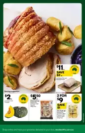 Woolworths catalogue week 35 Page 23: Woolworths American Style Slaw Kit €5,50, Australian Kent Pumpkin €2,00
