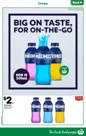 Woolworths catalogue week 35 Page 34: Maximus Sports Drink €2,00