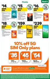 Woolworths catalogue week 35 Page 46: Boost $39 Starter Pack €15,00, Amaysim Starter Pack €16,00