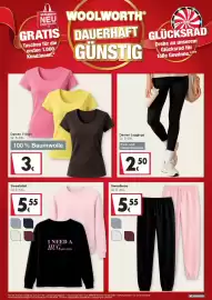 Woolworth Prospekt woche 34 Seite 3: Damen Leggings €2,50, Sweathose €5,55