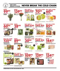 Woolworths catalogue Page 2: Smashed Avos €70,00, Whole Mushrooms €60,00