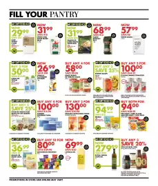 Woolworths catalogue Page 8: CANNED SHREDDED TUNA €100,00, Muesli €94,99