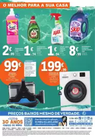 Folheto E.Leclerc Página 9: Amaciador para roupa surf tropical €2,99, Máquina de lavar roupa e-kly €199,99