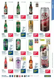 Makro leták Strana 11: Birell €11,50, ZUBR GRADUS €12,90
